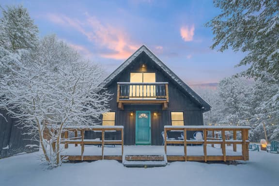 Scandi A-Frame w/Hot Tub & Sauna - Image 1